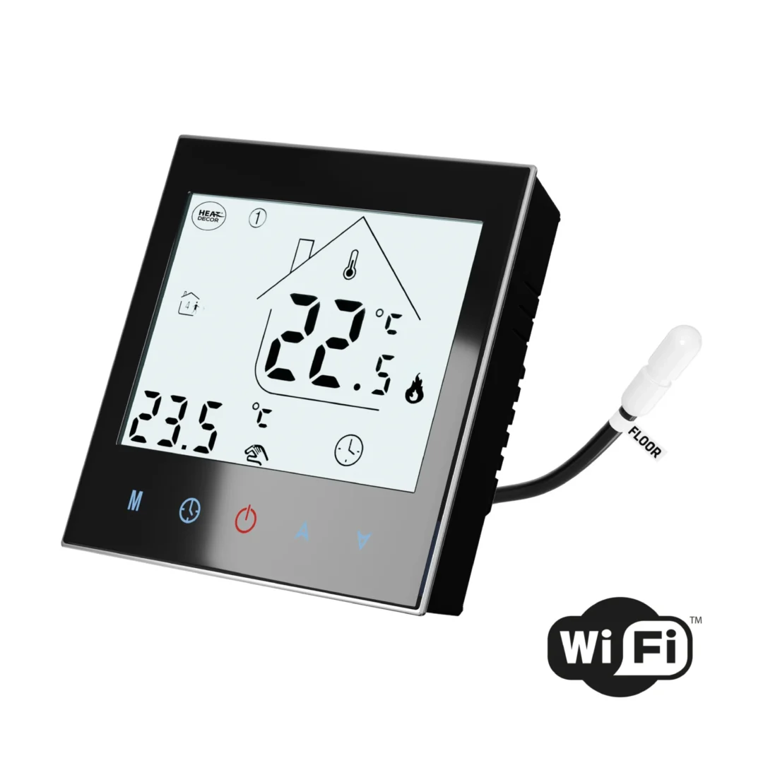 Termostat T1000 Czarny z Wi-Fi